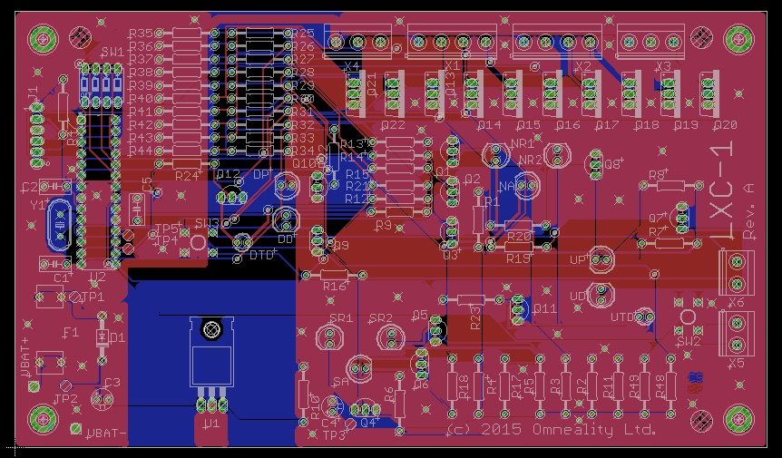 Microcontroller application board